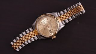 Rolex Datejust 16013 Tapestry Dial quotAmerican Psychoquot Review [upl. by Dewees]