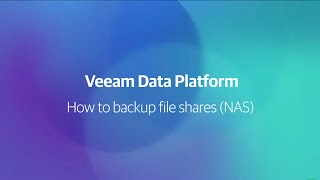 Veeam Backup for NAS Safeguard Your Data Today [upl. by Anerat]