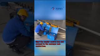 How to transmit cables over long distances by fully automatic cable laying set [upl. by Akeit546]