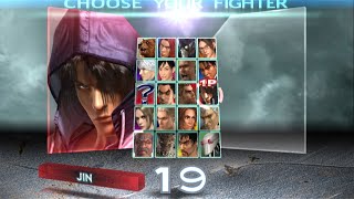 Tekken 4 PS2 Jin Playthrough 190724 [upl. by Annael]