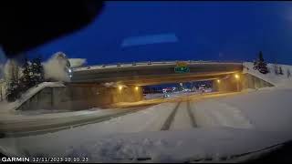 Truck flies off highway overpass [upl. by Lawley]