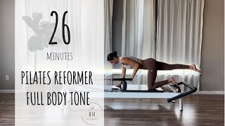 Pilates Reformer  Intermediate Pilates  Full Body Workout [upl. by Calise]