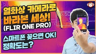 열화상 카메라로 바라본 세상 스마트폰에 꽂으면 OK 정확도는 FLIR ONE PRO [upl. by Fitz]