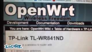 Instalar OPENWRT  DDWRT a ROUTER TPLINK TLWR841ND custom firmware router  wwwlogeeknet [upl. by Filahk396]