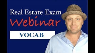 Free Premium Webinar Real Estate Terms amp Vocabulary [upl. by Aisac]