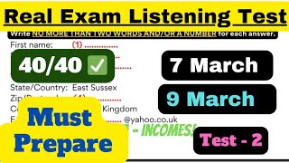 7 MARCH IELTS LISTENING PREDICTION  REAL EXAM LISTENING  7 MARCH IELTS EXAM PREDICTION [upl. by Tevis458]