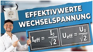 Effektivwerte Wechselspannung [upl. by Rivkah]