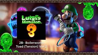 Luigis Mansion 3 Music  2B Boilerworks Toad Tension Ver2 [upl. by Bevvy]