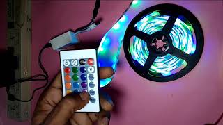 LED Strip Light RGB Controller Installation Guide step by step led strip lights amazon led strip [upl. by Enedan]