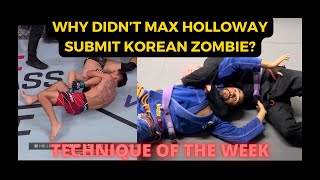 Why didn’t Max Holloway submit Korean Zombie [upl. by Lledrac372]