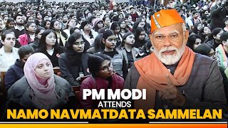 LIVE Prime Minister Narendra Modi attends Namo Navmatdata Sammelan [upl. by Assenav]