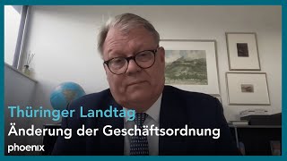 Thüringer Landtag Einordnung von Prof Michael Brenner Verfassungsrechtler [upl. by Hgieloj]