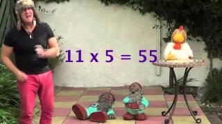 Times Tables Songs 1  12  Learn the 5 x table  Multiplication Song for children [upl. by Acsot777]