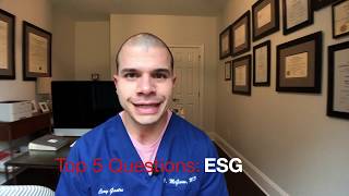 Endoscopic Sleeve Gastroplasty ESG Top 5 Questions [upl. by Asikal]