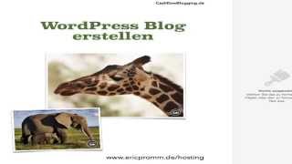 Einen Wordpress Blog erstellen Tipps und Tutorial [upl. by Pike744]