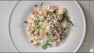 Receita de SALADA DE POLVO COM COUSCOUS [upl. by Montagna]