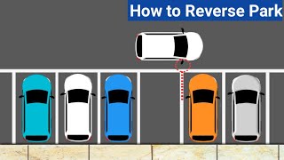 How to Reverse Park Step by StepReverse Parking [upl. by Cedar]