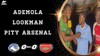 Ademola lookman Pity ARSENAL NIGERIAN FANS REACTION   Atlanta 00 Arsenal  UEFA Champions league [upl. by Astri143]