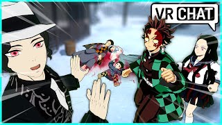 Tanjiro and Nezuko get REVENGE Demon Slayer VR [upl. by Aineg502]