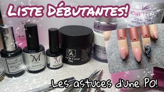 LISTE MATERIEL POUR LES DEBUTANTES ONGLES EN GEL  Prothésie Ongulaire [upl. by Garvy]