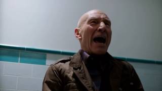 Blunt Talk  Season 1 Airport Toilet Scene Patrick Stewart [upl. by Dyan]