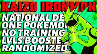 🔥EMERALD NAT DEX ATTEMPT 1 GOOOO🔥ATTEMPT 1🔥 HARDEST CHALLENGE HG KAIZO IRONMON🔥 [upl. by Bunns657]