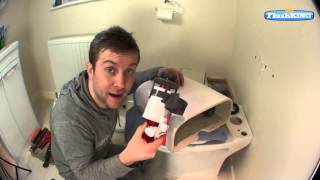 How to Change a Top Fixed Push Button Flush Valve in a Toilet Cistern [upl. by Einnek]