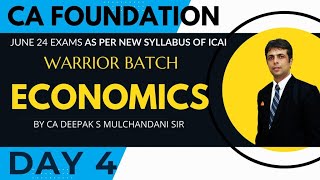 CA Foundation Repeater Batch  May 24  Economics Day 4  1522024 [upl. by Namaj]