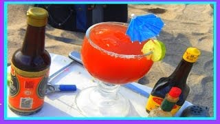 Como Preparar una Michelada Bebida Cielo Rojo con Clamato Hacer Fácil y Rápido How to make Cocktail [upl. by Crane487]