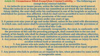 Arts 11  12 Revised Penal Code [upl. by Olenka656]