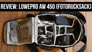 REVIEW LOWEPRO AW 450  FOTORUCKSACK FÜR JEDERMANN [upl. by Omrelliug980]