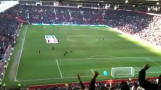 We are Leeds and waccoe sung at old trafford manchester united v leeds united fa cup [upl. by Ima]