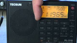 Tecsun PL 310 DSP receiver review [upl. by Jakob]