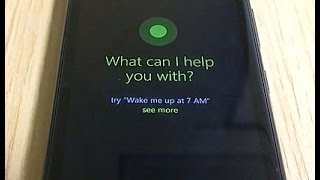 Windows Phone 81 Cortana Walkthrough [upl. by Ashford]