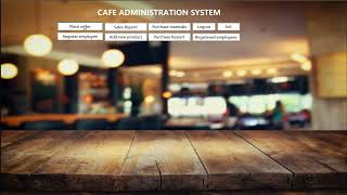 CAFE MANAGEMENT SYSTEM  VBnet  MS ACCESS BCA PROJECTS  SOURCE CODE [upl. by Amlet]