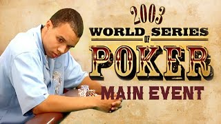 WSOP 2003 Main Event  Day 3 with Phil Ivey Johnny Chan amp Chris Moneymaker [upl. by Wesa]