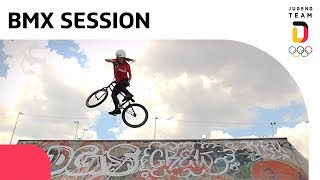 BMX Session in Buenos Aires mit Lara Lessmann  Jugend Team Deutschland [upl. by Devaj995]