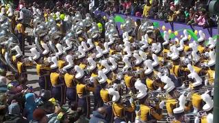 LSU Marching Band performs in Zulu 2019 parade for first time in history [upl. by Balch]