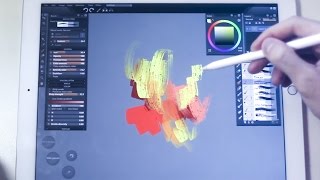 Ipad pro Paintstorm studio demo [upl. by Rofotsirk]