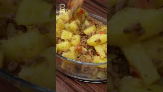 ¡COCINA PAPAS CON CARNE MOLIDA ASÍ Y SORPRENDE A TODA TU FAMILIA Shorts [upl. by Oknuj]