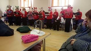 Bargoed ladies choir St Gwladys church hall 151222 [upl. by Zerline]