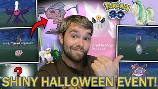 SPOOKY SHINY POKEMON CAUGHT SHINY SPIRITOMB HUNT MORE GALARIAN FORMS Pokemon GO Halloween [upl. by Yelsiap]