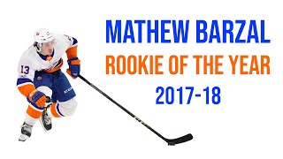 Mathew Barzal Rookie of the Year 201718 Full Season Highlights LONG [upl. by Cherrita]