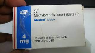 Medrol 4 MG Tablet Review In Hindi [upl. by Sayer]