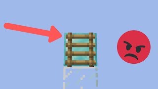 Minecraft ladder parkour is torture  HoaxMc [upl. by Hgielyak]