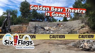 Golden Bear Theatre is GONE  More Solar Panels  Six Flags Magic Mountain Vlog 36  21624 [upl. by Anneliese]