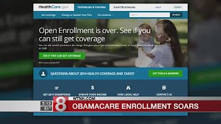 Obamacare enrollment soars [upl. by Tiphanie]