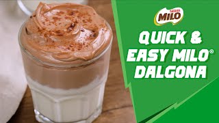 Quick amp Easy MILO® Dalgona [upl. by Say]