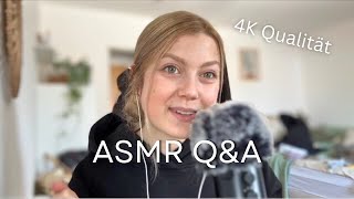 ASMR QampA  persönliche Fragen zum Psychologiestudium 🌷🥹  4K high quality omg german [upl. by Hilda]