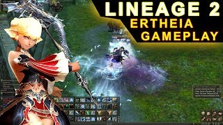 Lineage II  Ertheia Wizard Gameplay Sayhas Seer Level 100 Garden of Genesis Magmeld [upl. by Berkman]